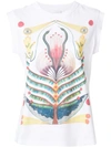 Chloé White Cotton T-shirt With Multicolor Print