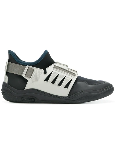 Lanvin Slip-on Diving Sneakers In Black