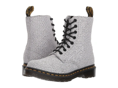 Dr. Martens Page Wc Padded Collar Boot, Mid Grey Waffle Cotton | ModeSens
