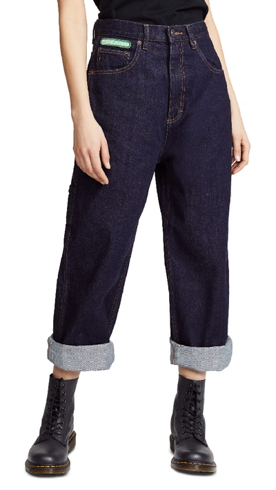 Marc Jacobs Blu Denim Jeans In Blue