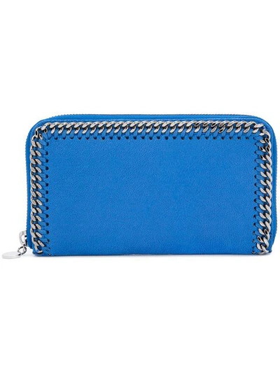 Stella Mccartney Chain Wallet - Blue In Blue