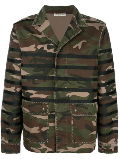 Each X Other Camouflage Military Jacket In Green