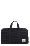 Herschel Supply Co 'novel' Duffel Bag - Black In Black Grid Cross/ Black