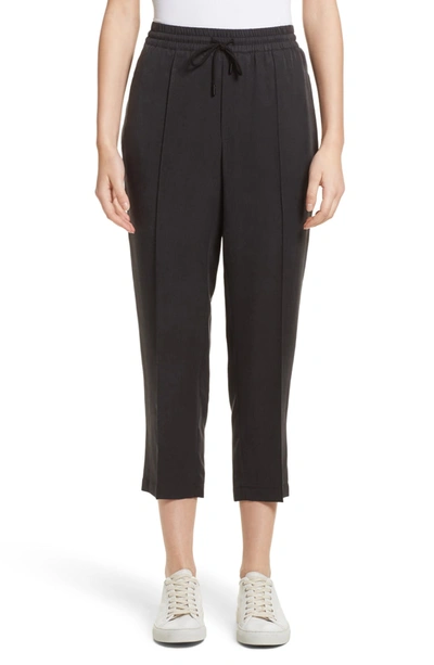 Atm Anthony Thomas Melillo Crop Track Pants In Black