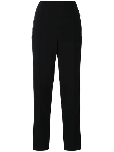 Rag & Bone Contrasting Side Panel Trousers In Black