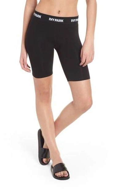Ivy Park Festival Bicycle Shorts In Black
