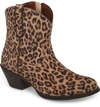 Ariat Darlin Short Western Boot In Leopard Print Leather