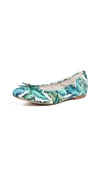 Sam Edelman Felicia Ballet Flats In Jade Multi