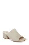 Vagabond Saide Slide Sandal In Ecru Suede