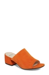 Vagabond Saide Slide Sandal In Orange Suede