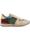 Valentino Garavani Camouflage Rockrunner Sneakers