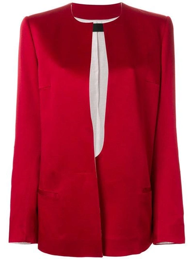 Haider Ackermann Structured Blazer In Red