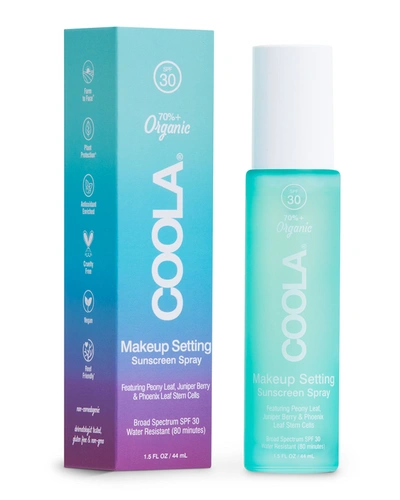 Coola 1.5 Oz. Classic Makeup Setting Spray Spf30 Green Tea And Aloe In N,a