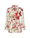 Dolce & Gabbana Belted Coats In White