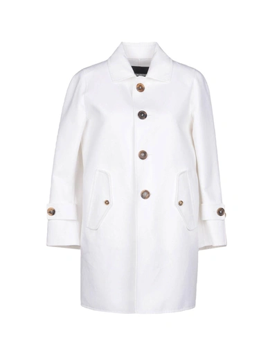 Dsquared2 Overcoats In White