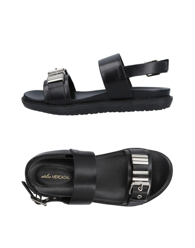 Atelier Mercadal Sandals In Black