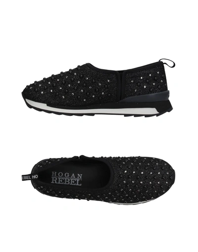 Hogan Rebel Trainers In Black