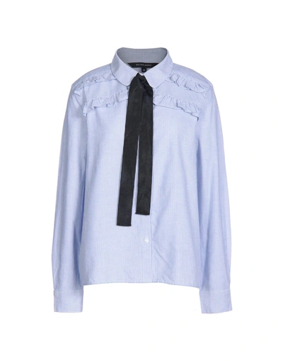 W118 By Walter Baker Striped Shirt In Blue