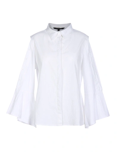 W118 By Walter Baker Solid Color Shirts & Blouses In White