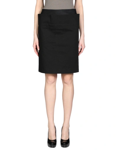 Maison Margiela Mini Skirt In Black