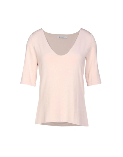 Alexander Wang T T-shirt In Light Pink