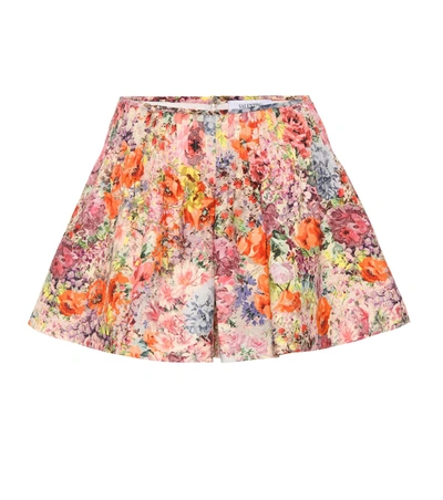 Valentino Wool And Silk Shorts In Multicoloured