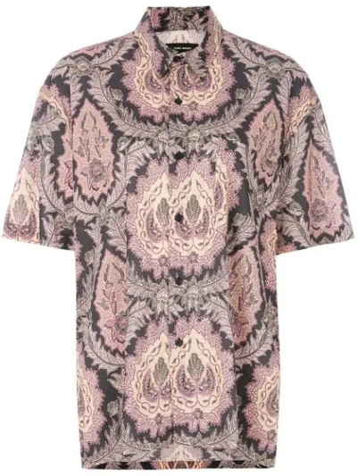 Isabel Marant Patterned Shirt In Pink & Purple