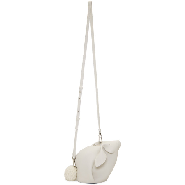 Loewe Bunny Mini Bag In 2100 White | ModeSens