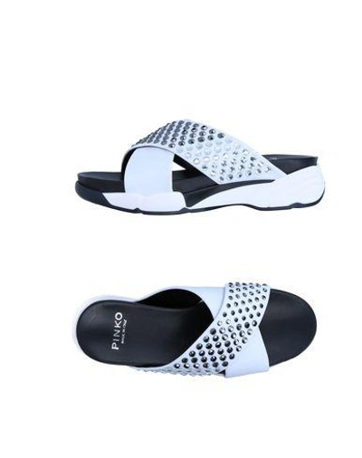 Pinko Sandals In White