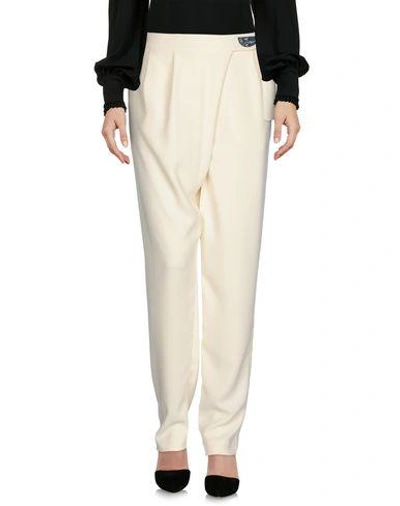 Pinko Casual Pants In Ivory