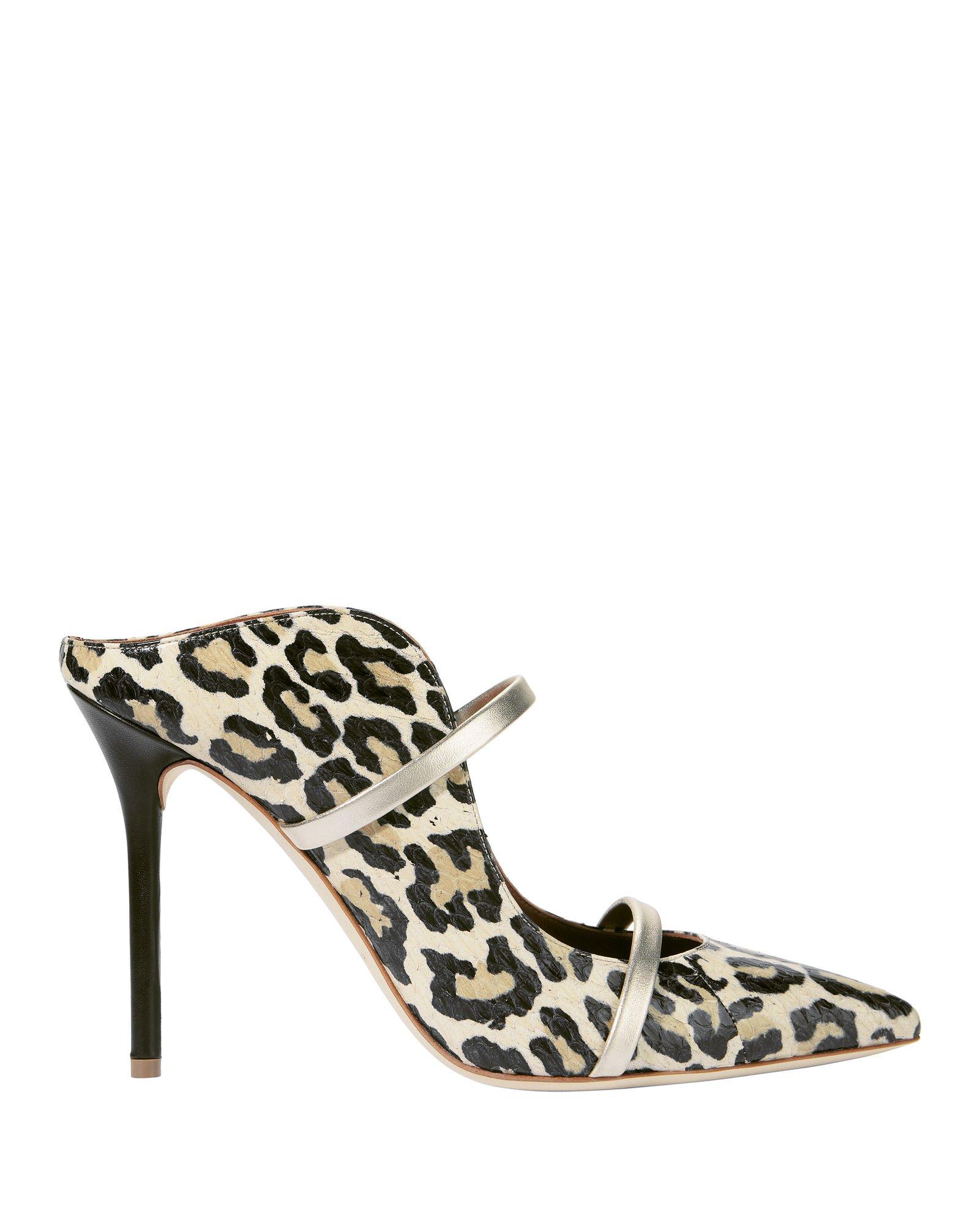 leopard mule sneaker