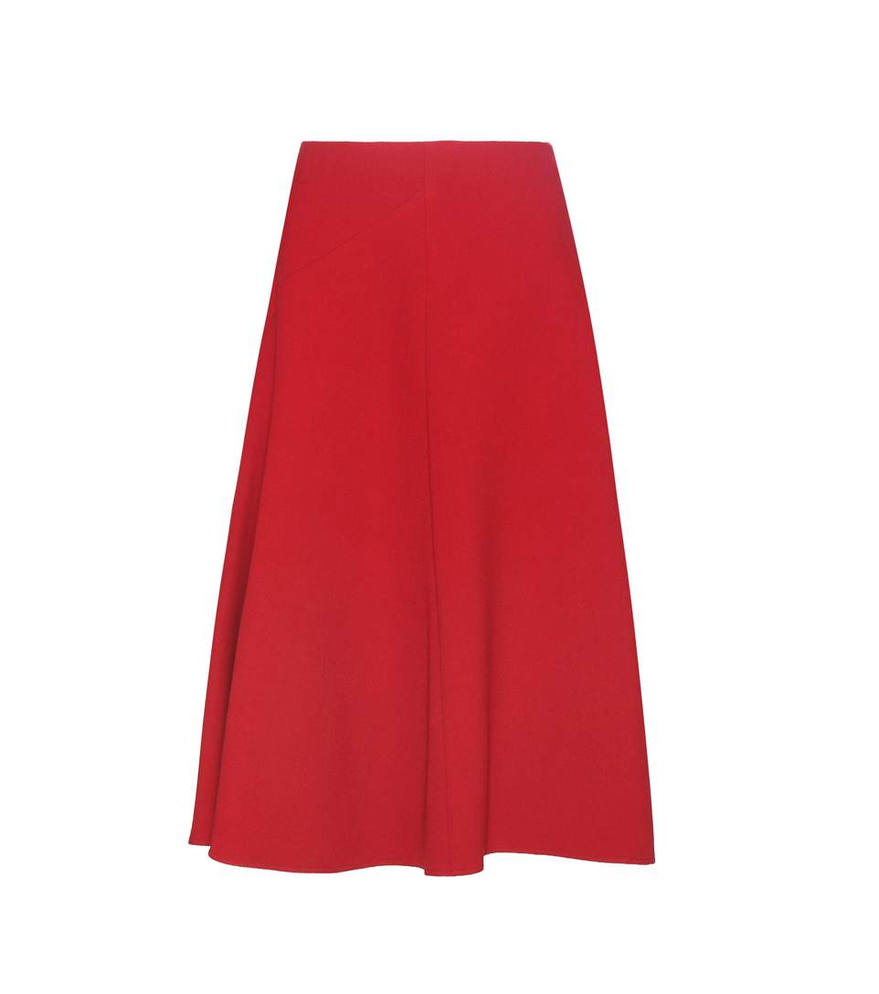 Marni Draped Midi Skirt In Chiea Red | ModeSens