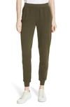 Atm Anthony Thomas Melillo Slim Cuffed Pull-on Terry Sweatpants In Pine