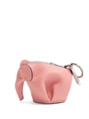 Loewe Elephant Coin Purse In Pink