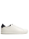 Givenchy Men's Urban Knot Colorblock Leather Low-top Sneaker, White/black In White/ Black Leather