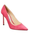 Jimmy Choo 'romy' Pointy Toe Pump In Flamingo Pink