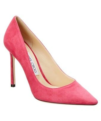 Jimmy Choo 'romy' Pointy Toe Pump In Flamingo Pink