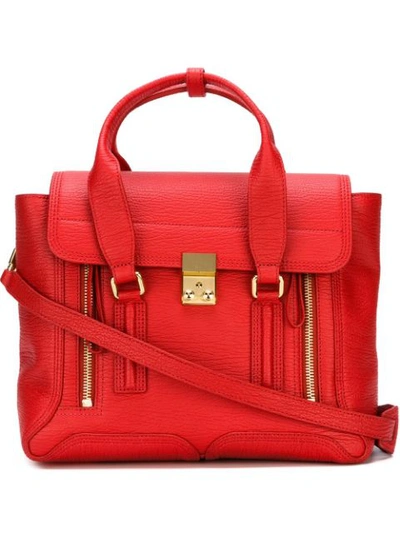 3.1 Phillip Lim / フィリップ リム Medium Pashli Satchel In Red