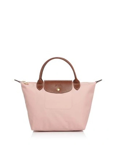 Longchamp 'small Le Pliage' Top Handle Tote - Pink In Pinky