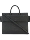Givenchy Medium Horizon Grained Calfskin Leather Tote - Black