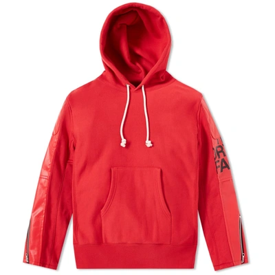 Junya Watanabe X The North Face Men's Red Cotton Hoodie