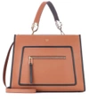 Fendi Brown Runaway Leather Shoulder Bag