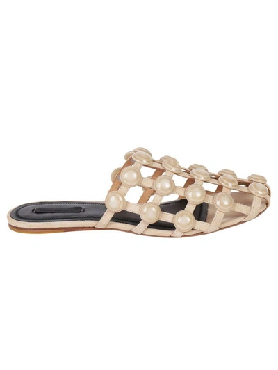 Alexander Wang Amelia Flat Sandals In Cashmere