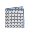 Eton Silk Pocket Square In Blue Multi