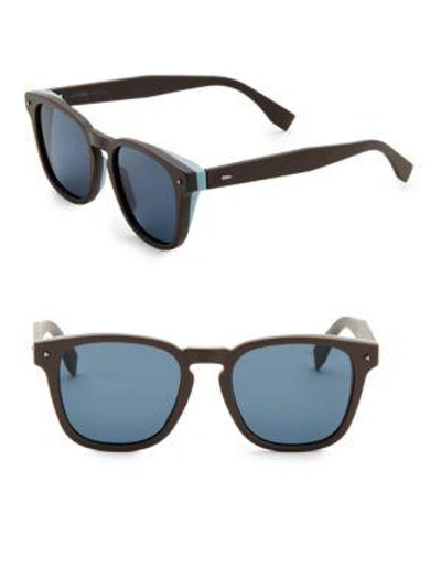 Fendi 52mm Square Sunglasses In Brown