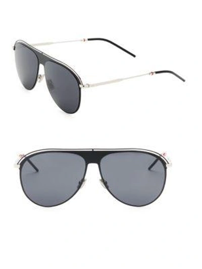 Dior 59mm Aviator Sunglasses In Grey Blue