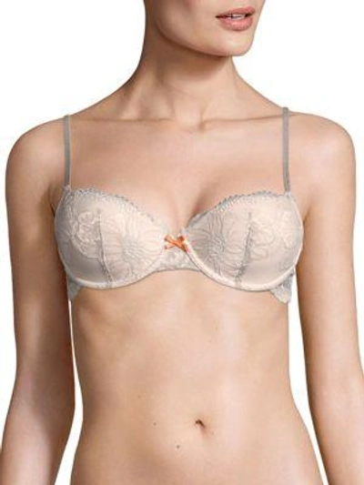 Heidi Klum Intimates Sabine Contour Balconnet Bra In Cloud Grey