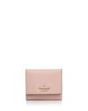 Kate Spade New York Jackson Street Jada Pebbled Leather Trifold Wallet In Rosy Cheeks