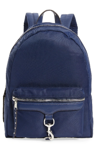 Rebecca Minkoff Always On Mab Backpack - Blue In True Navy/silver