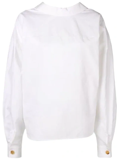 A.w.a.k.e. Back To Front Shirt In White